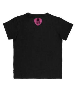 T-SHIRT JOHN RICHMOND RGP24029TS BLACK-1-mini