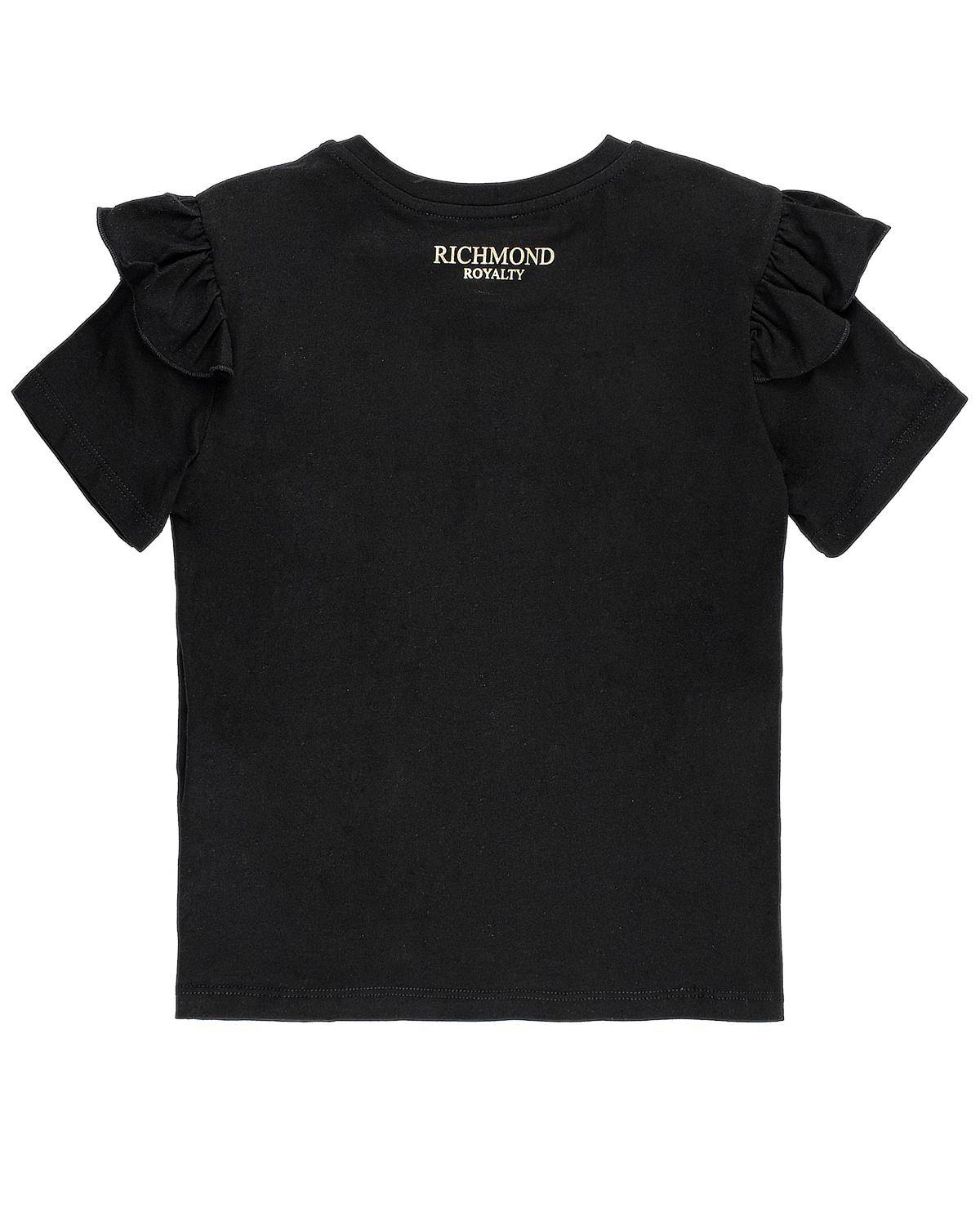 T-SHIRT JOHN RICHMOND RGP24097TS BLACK-1