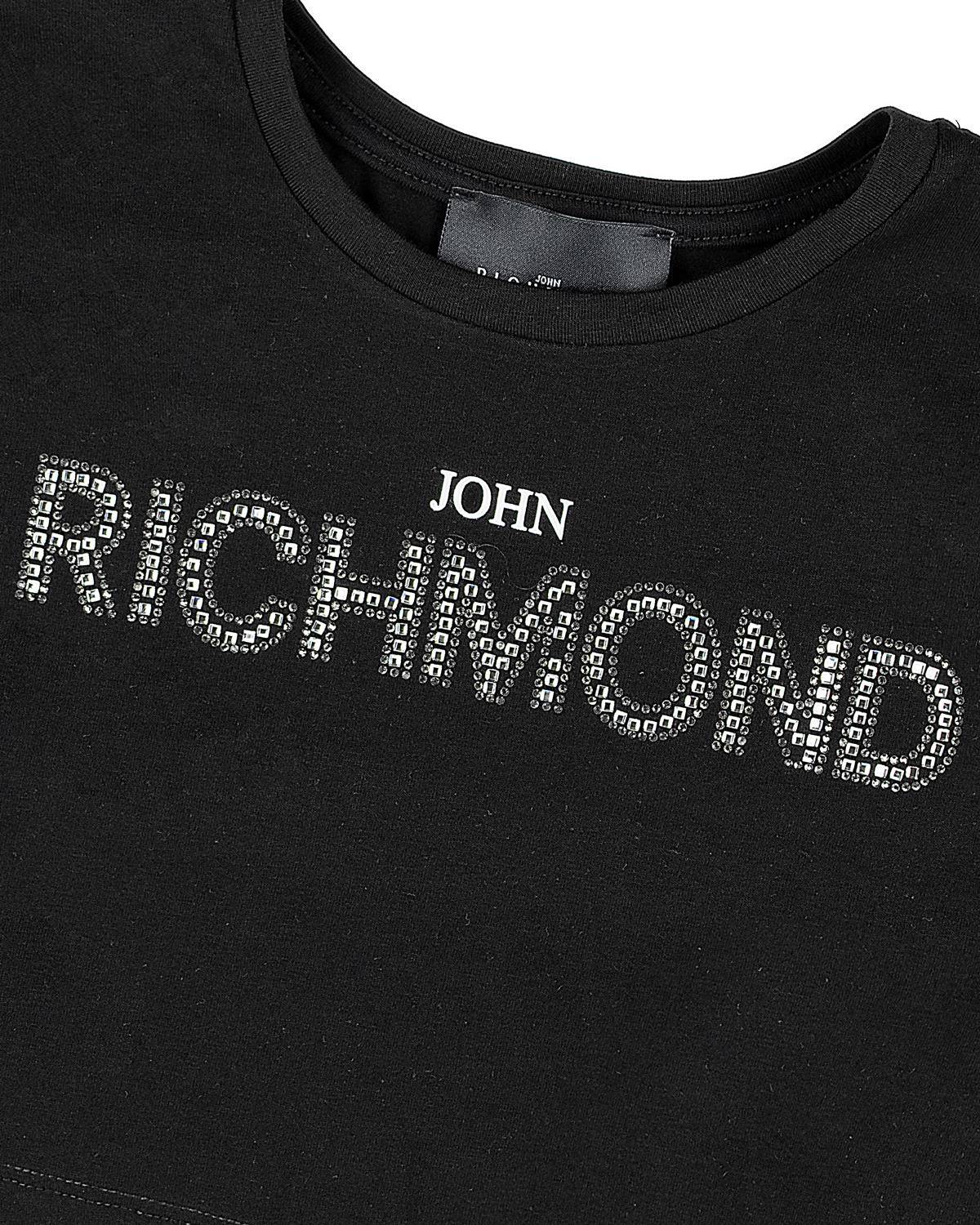 T-SHIRT JOHN RICHMOND RGP24145TS BLACK-2