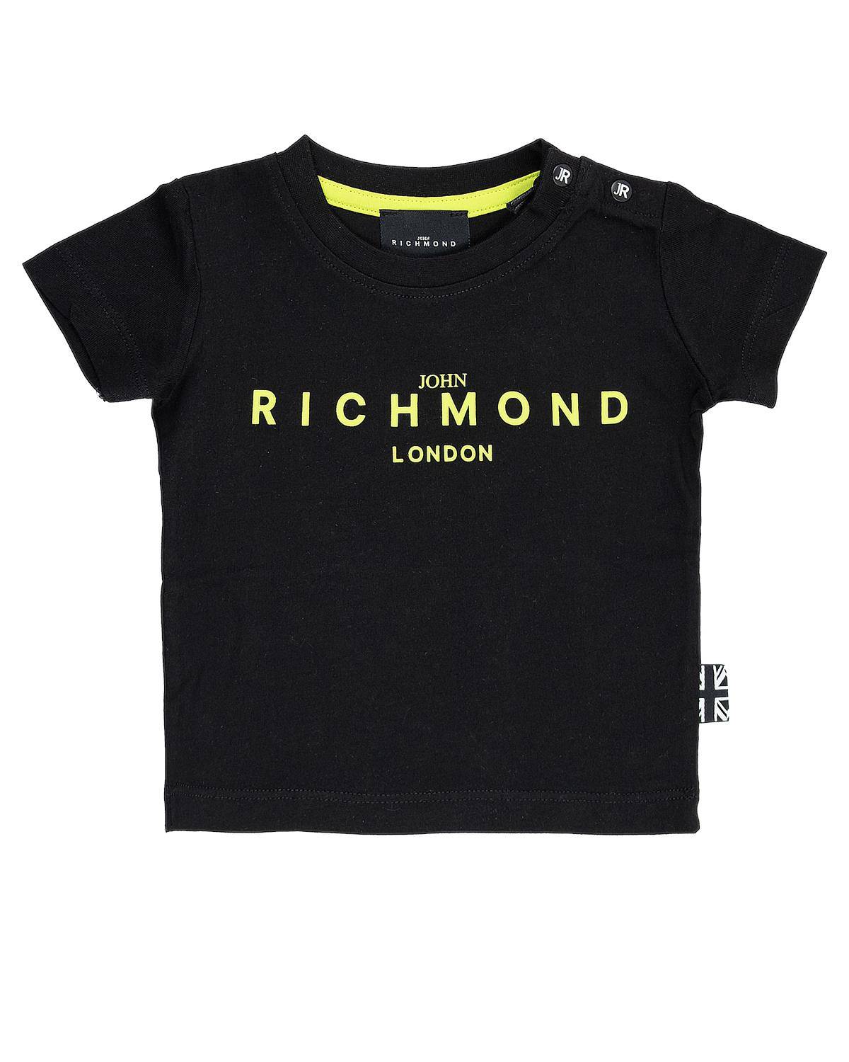 T-SHIRT JOHN RICHMOND RIP24001TS BLACK