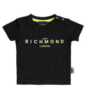 T-SHIRT JOHN RICHMOND RIP24001TS BLACK