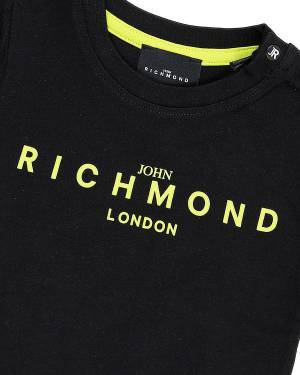 T-SHIRT JOHN RICHMOND RIP24001TS BLACK-2-mini