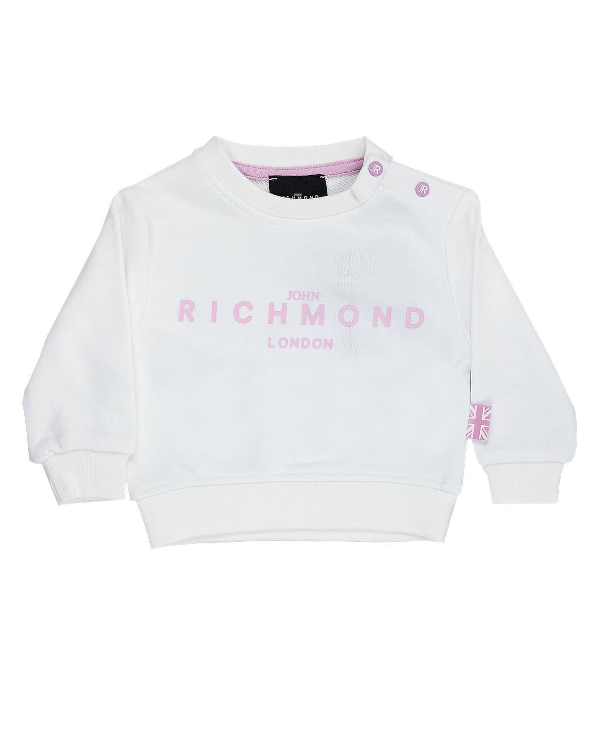FELPA JOHN RICHMOND RIP24014FE WHITE
