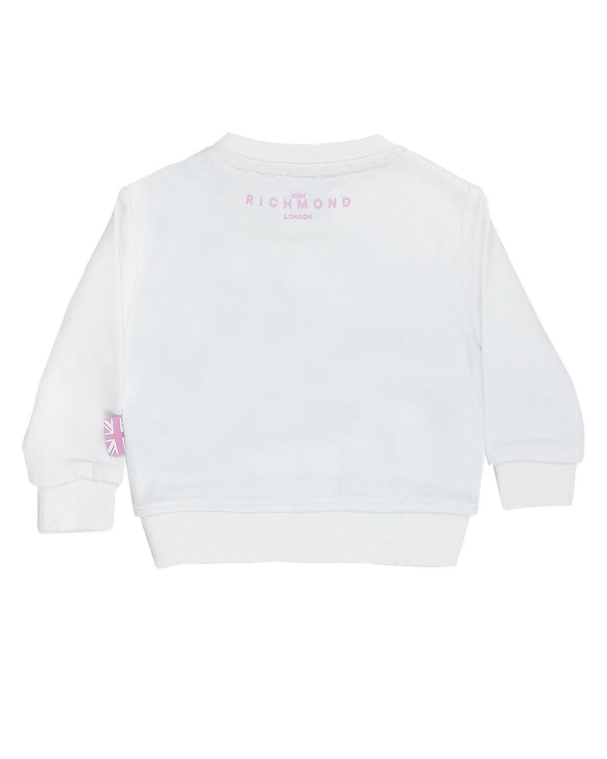 FELPA JOHN RICHMOND RIP24014FE WHITE-1
