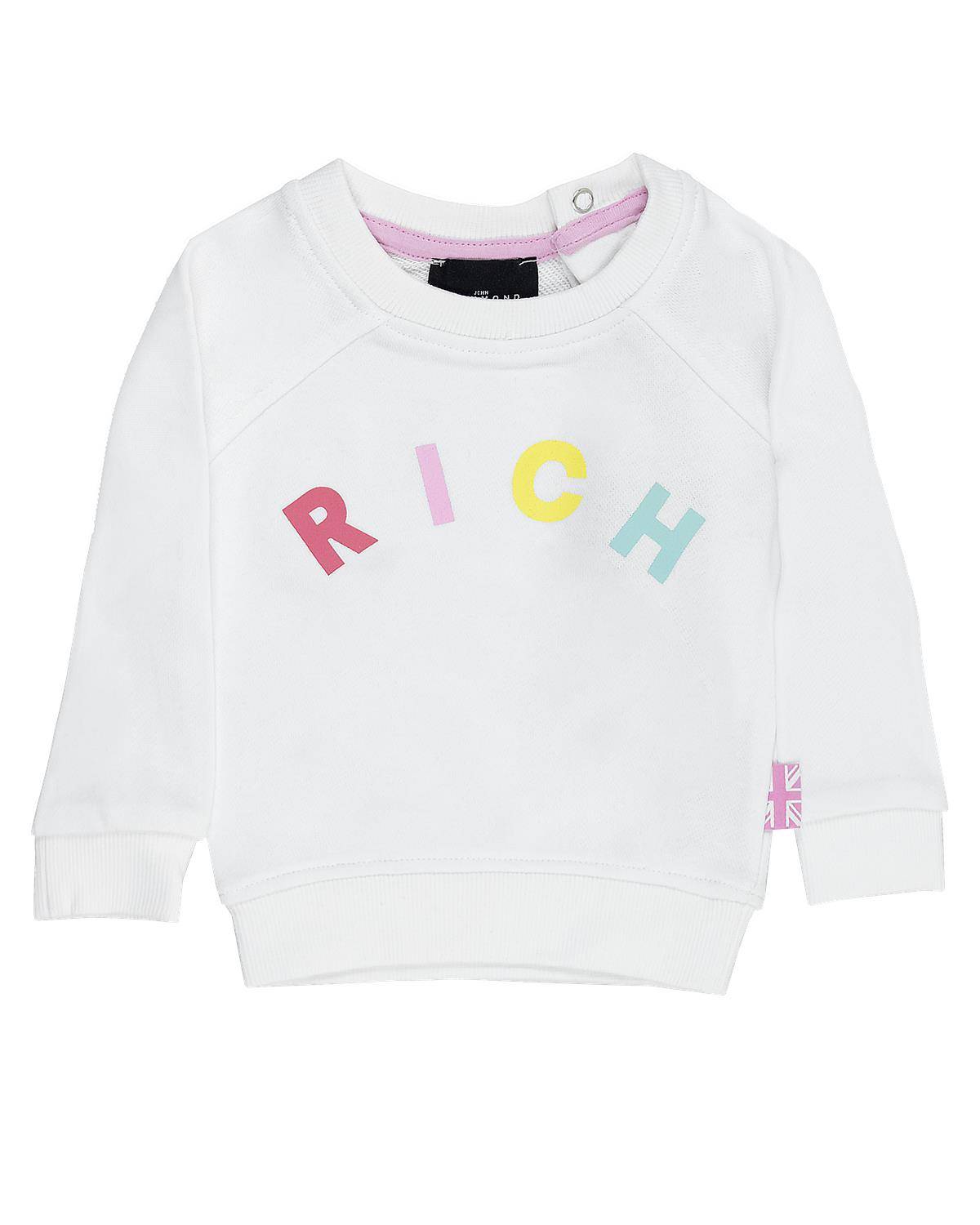FELPA JOHN RICHMOND RIP24052FE WHITE