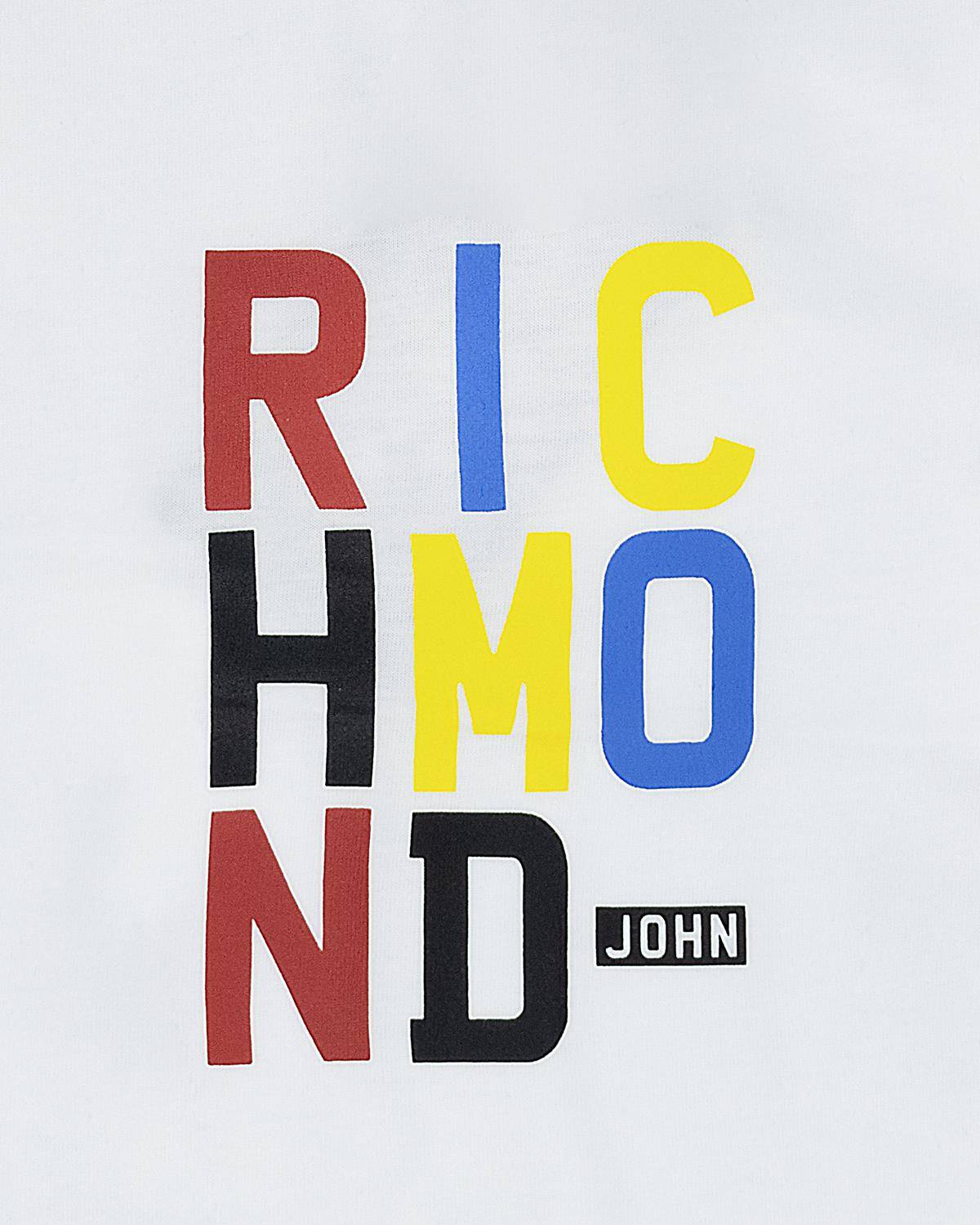 T-SHIRT JOHN RICHMOND RIP24070TS WHITE-2
