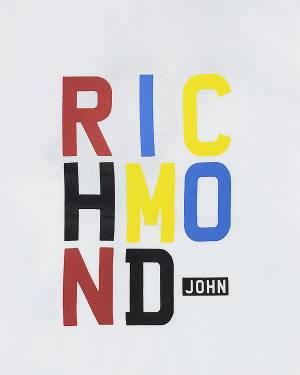 T-SHIRT JOHN RICHMOND RIP24070TS WHITE-2-mini