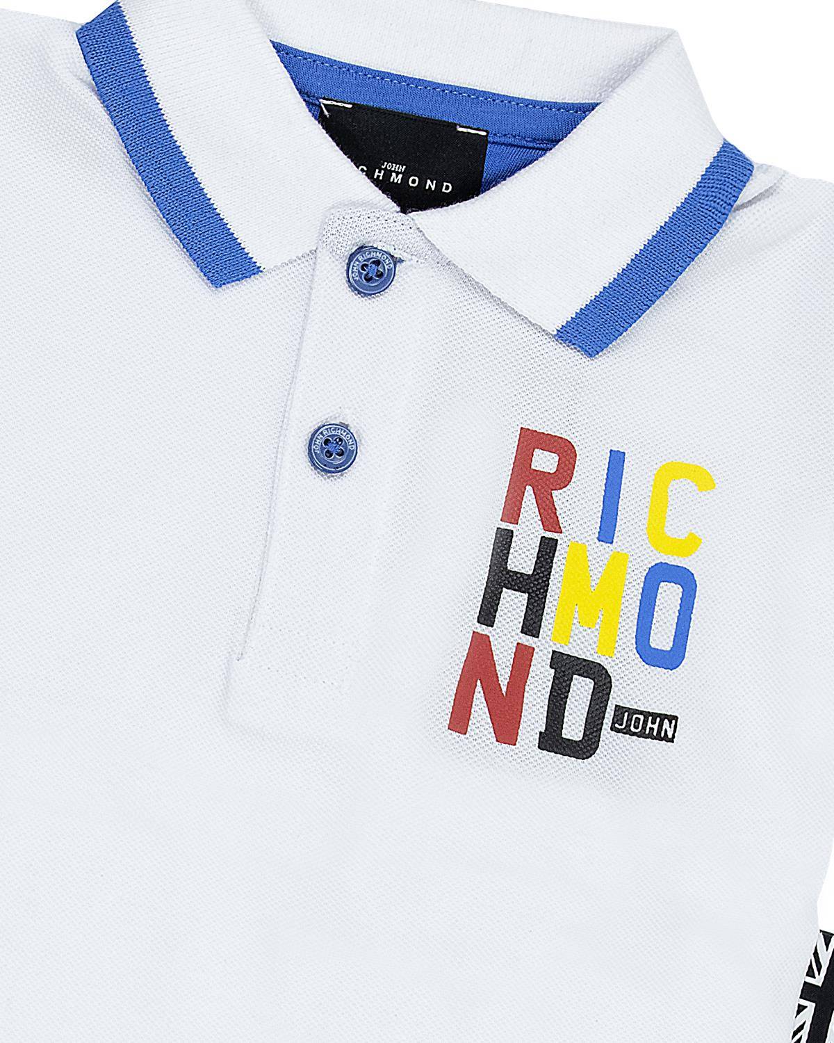POLO JOHN RICHMOND RIP24085PO WHITE-2