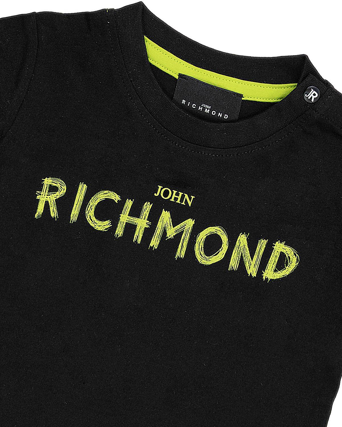 T-SHIRT JOHN RICHMOND RIP24093TS BLACK-2