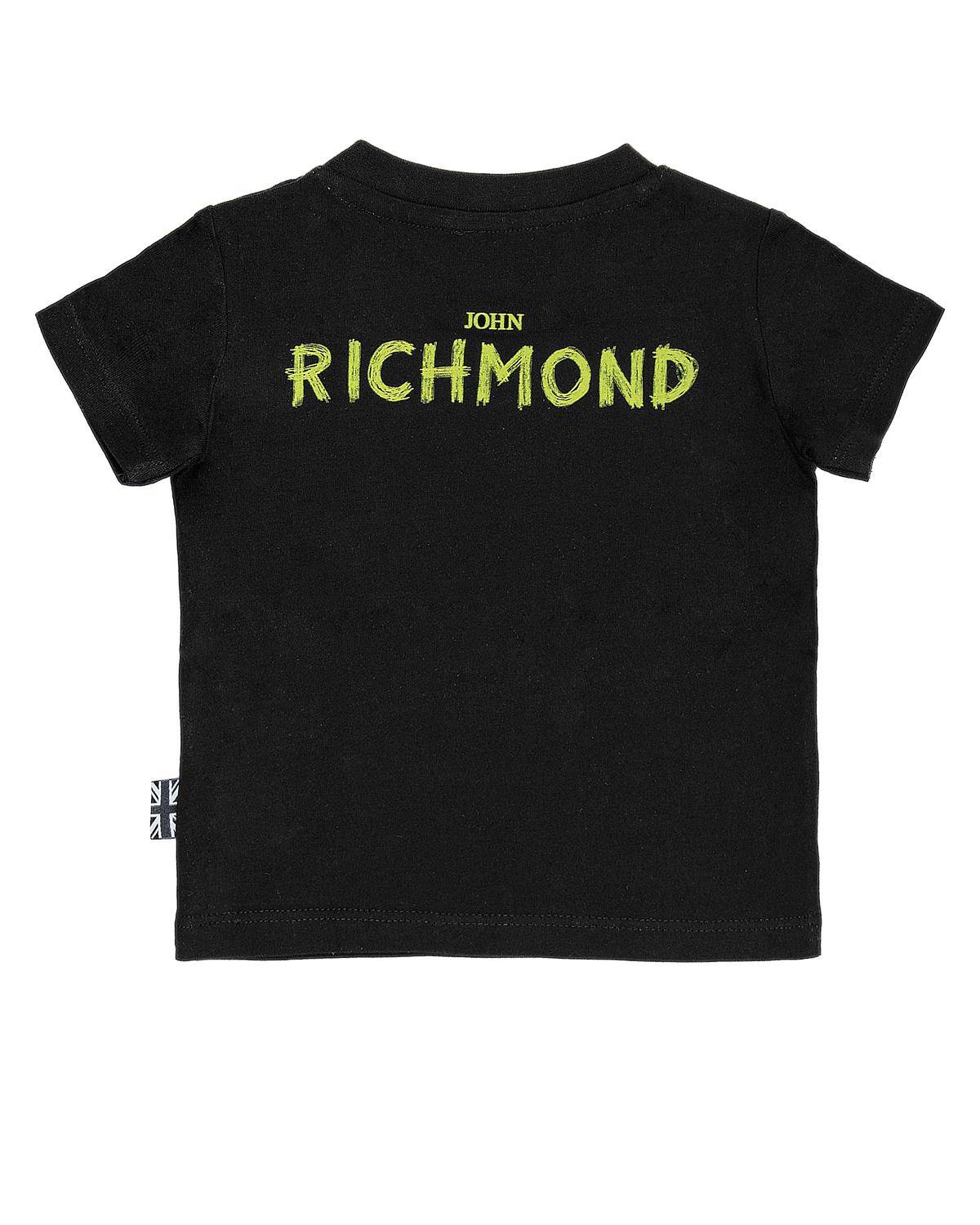 T-SHIRT JOHN RICHMOND RIP24094TS BLACK-1