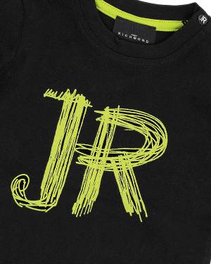 T-SHIRT JOHN RICHMOND RIP24094TS BLACK-2-mini
