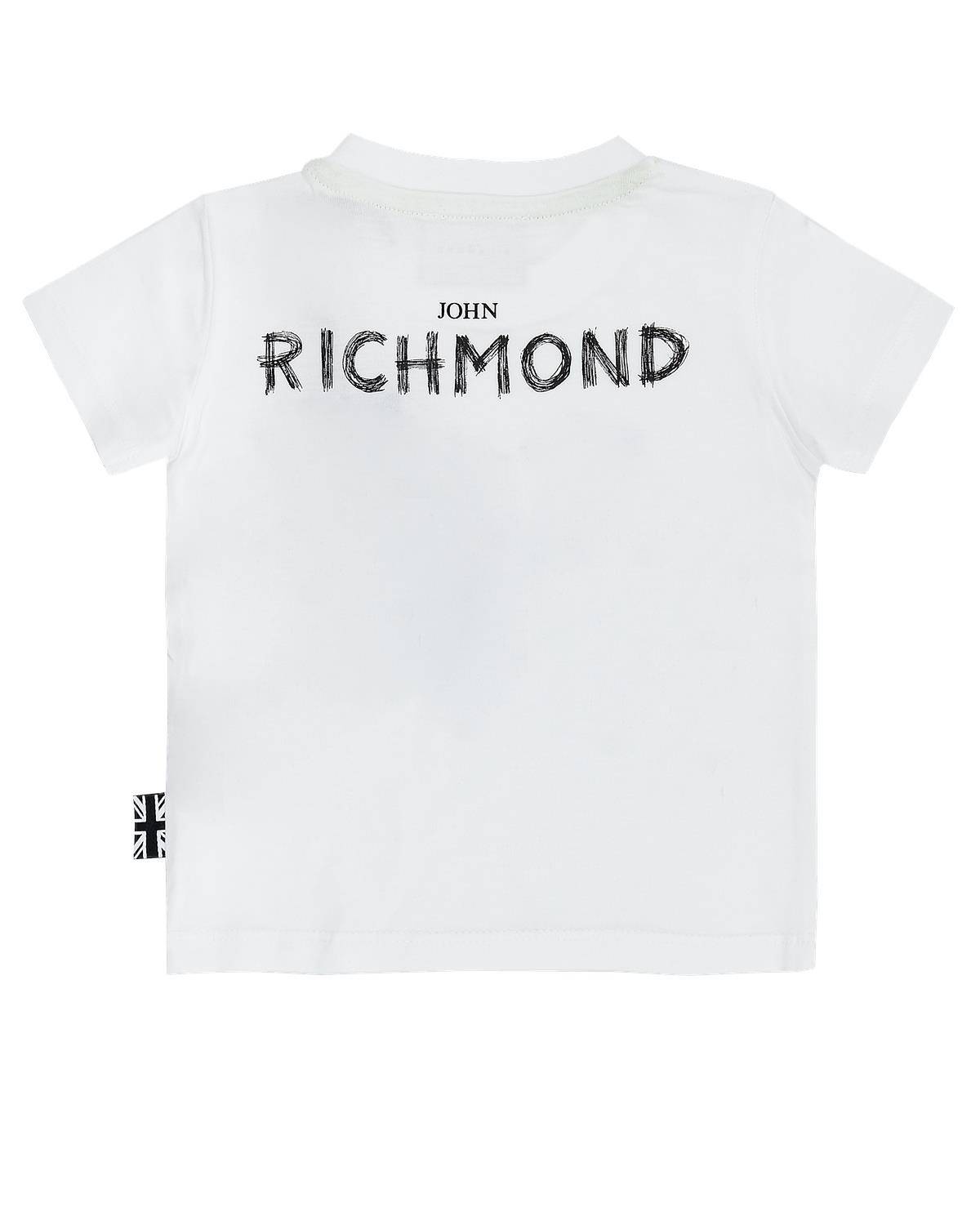 T-SHIRT JOHN RICHMOND RIP24094TS WHITE-1