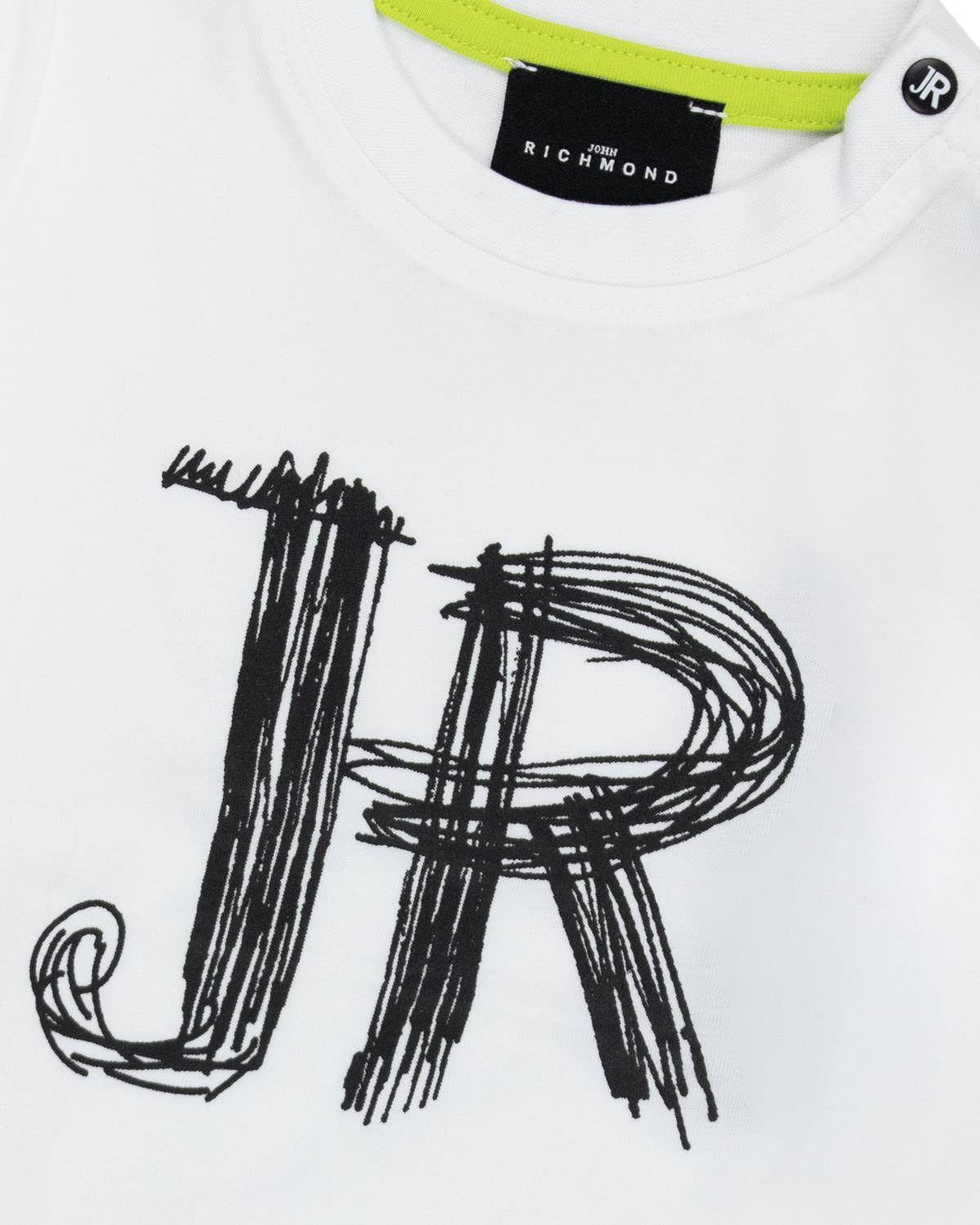 T-SHIRT JOHN RICHMOND RIP24094TS WHITE-2
