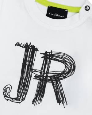 T-SHIRT JOHN RICHMOND RIP24094TS WHITE-2-mini