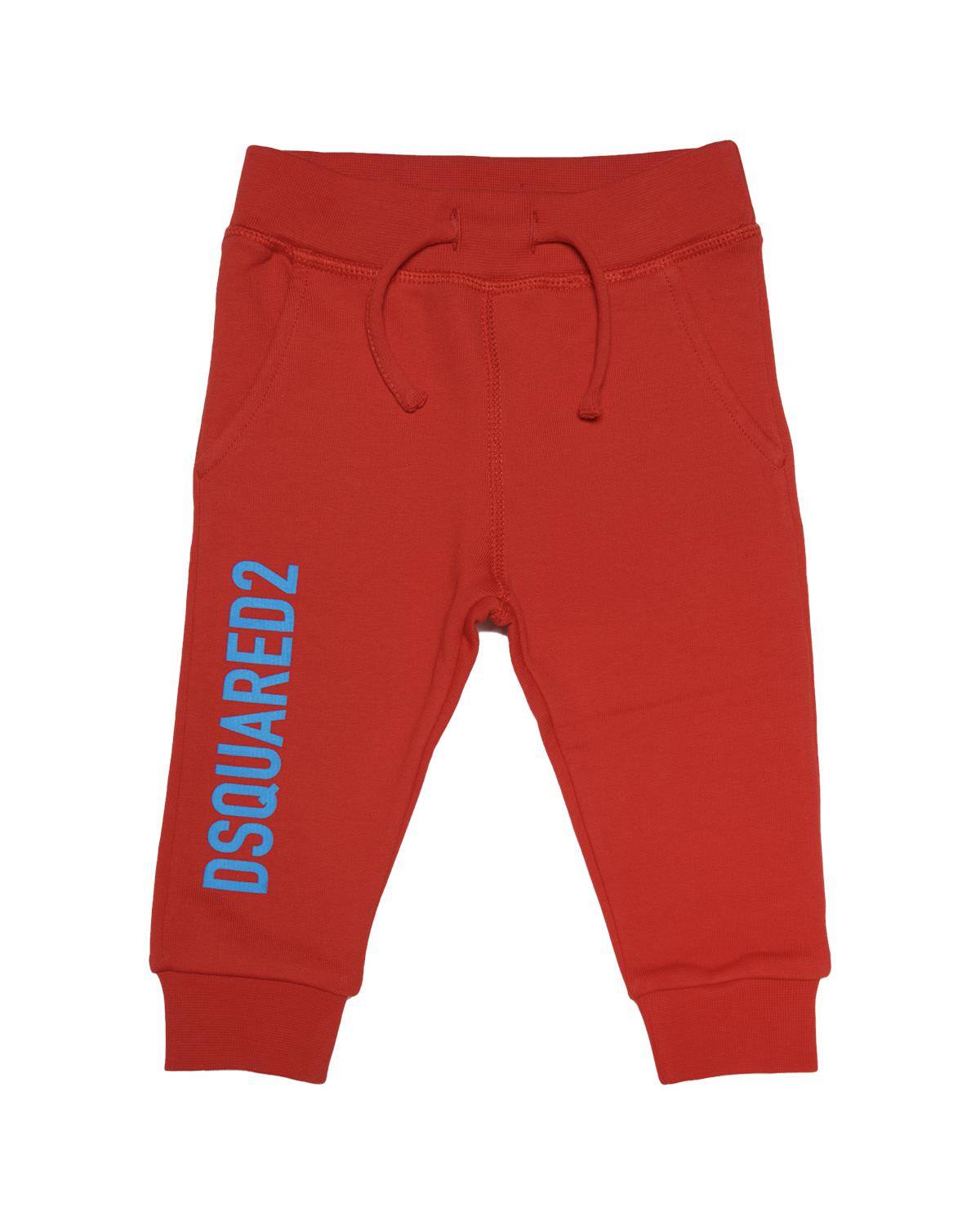 PANTALONE FELPA DSQUARED2 DQ1768 FIERY RED