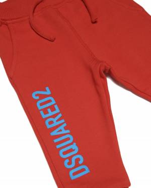PANTALONE FELPA DSQUARED2 DQ1768 FIERY RED-2-mini