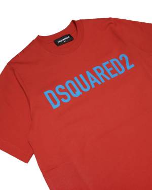 T-SHIRT DSQUARED2 DQ1770 FIERY RED-2-mini
