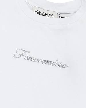 T-SHIRT FRACOMINA FM0936 WHITE-1-mini