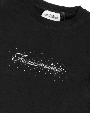 T-SHIRT FRACOMINA FM0954 BLACK-2-mini