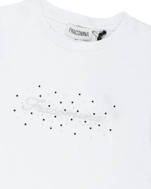 T-SHIRT FRACOMINA FM0954 WHITE-2-mini