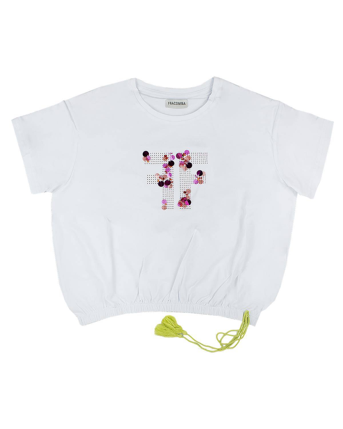 T-SHIRT FRACOMINA FM1041 WHITE