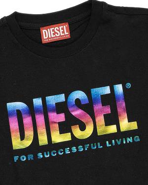 T-SHIRT DIESEL J00982 NERO-1-mini
