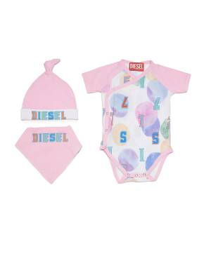SET NEONATO DIESEL N00044 PASTEL PINK