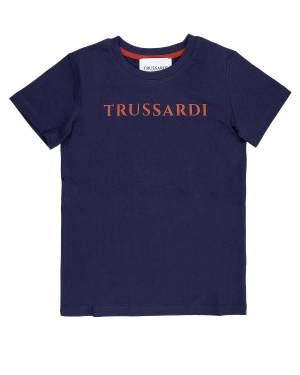 T-SHIRT TRUSSARDI TBP24001TS BLUE NAVY