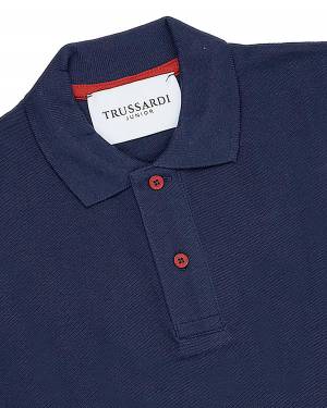 POLO TRUSSARDI TBP24009PO BLUE NAVY-2-mini