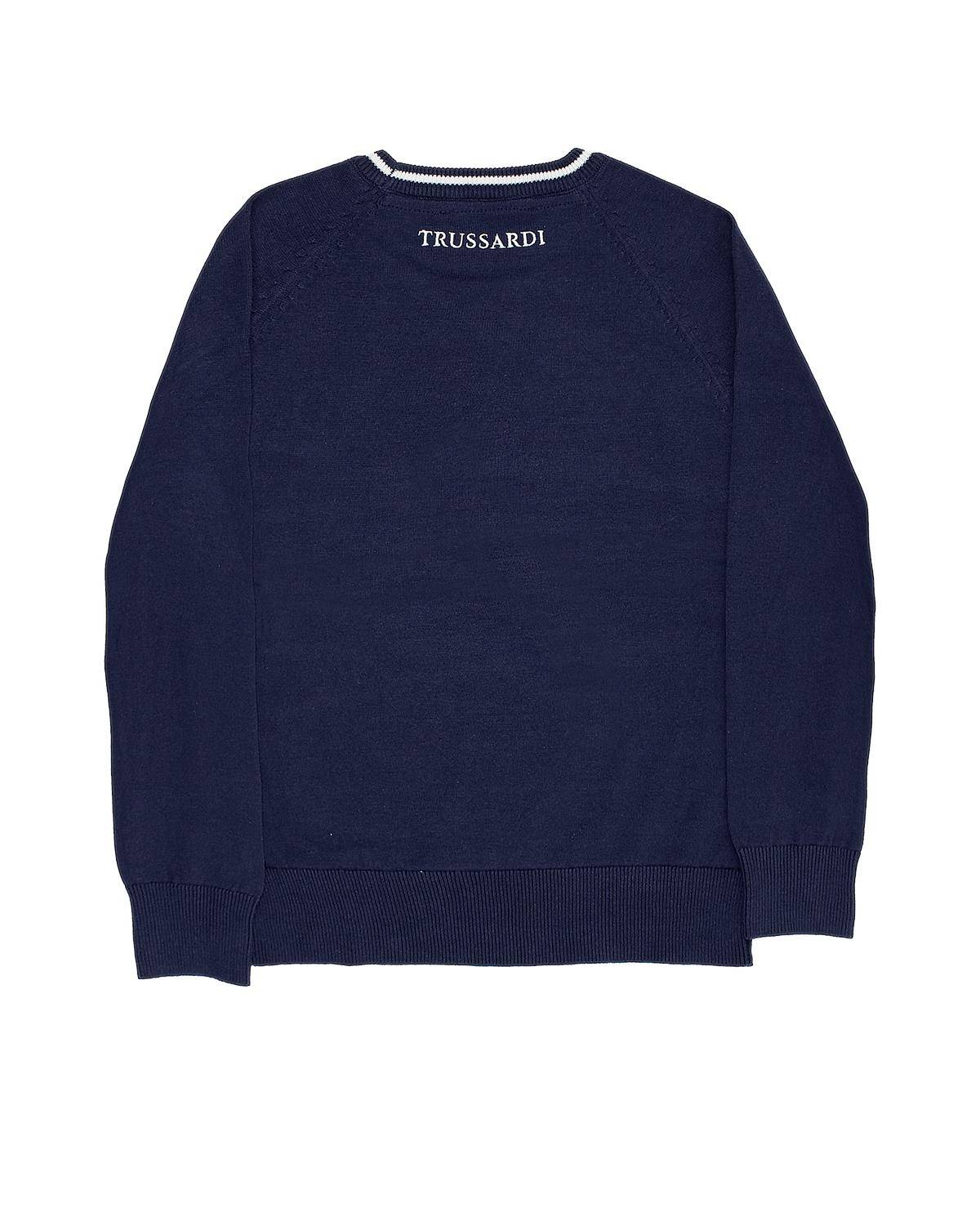MAGLIA TRUSSARDI TBP24056MA BLUE NAVY-1