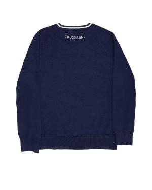 MAGLIA TRUSSARDI TBP24056MA BLUE NAVY-1-mini