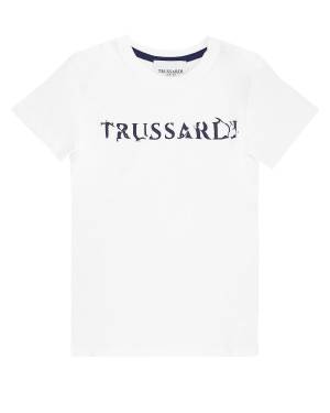 T-SHIRT TRUSSARDI TBP24062TS WHITE SUGAR