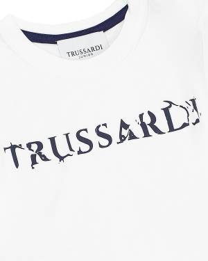 T-SHIRT TRUSSARDI TBP24062TS WHITE SUGAR-2-mini