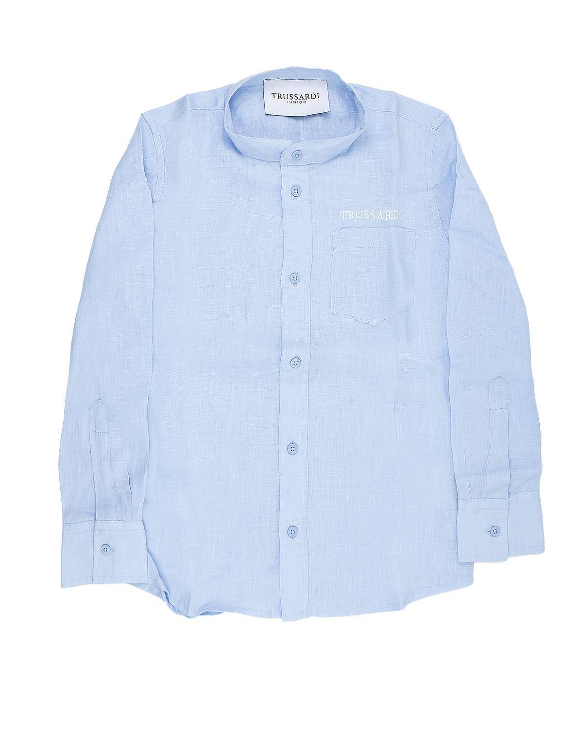 CAMICIA TRUSSARDI TBP24117CA AZURE