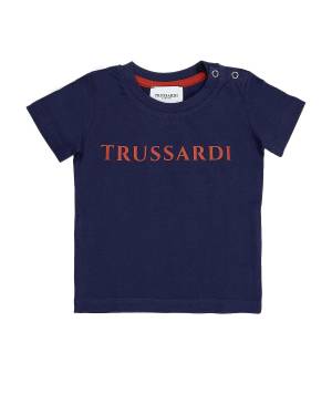 T-SHIRT TRUSSARDI TIP24001TS BLUE NAVY