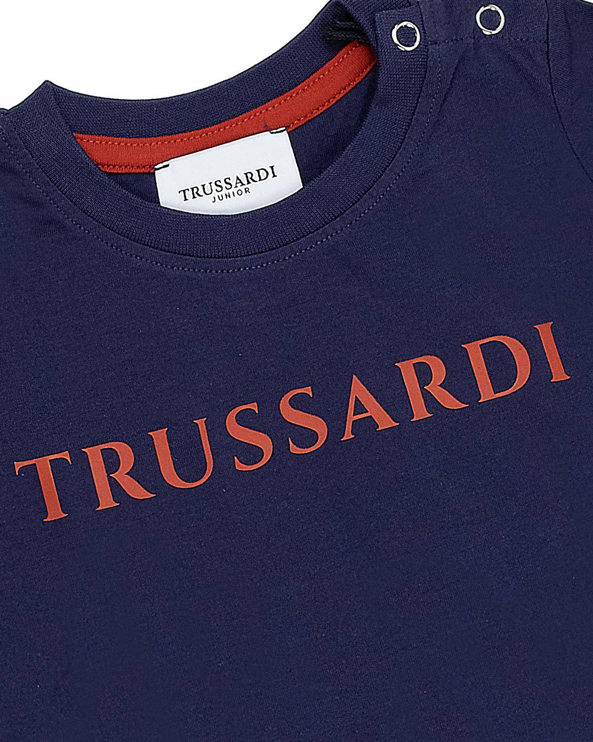 T-SHIRT TRUSSARDI TIP24001TS BLUE NAVY-2