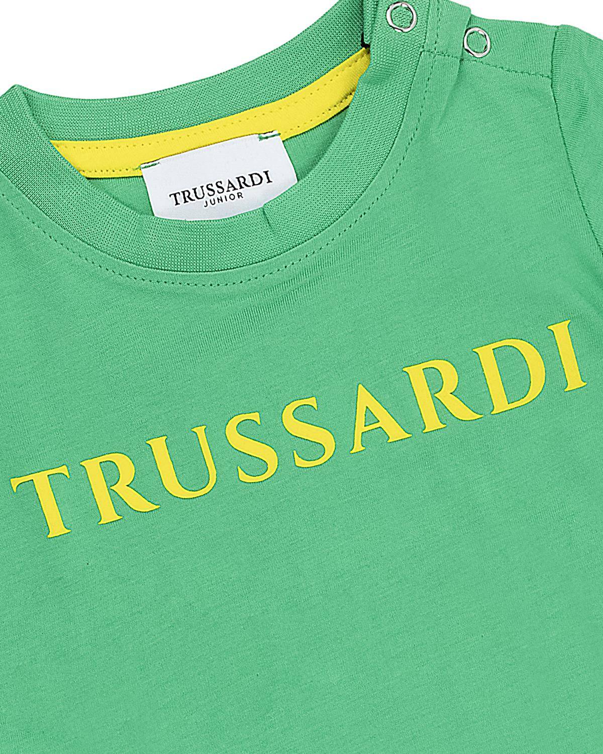 T-SHIRT TRUSSARDI TIP24001TS GREEN-2