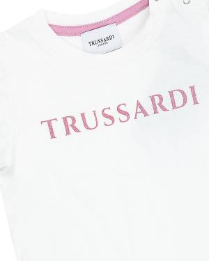 T-SHIRT TRUSSARDI TIP24004TS WHITE SUGAR-2-mini