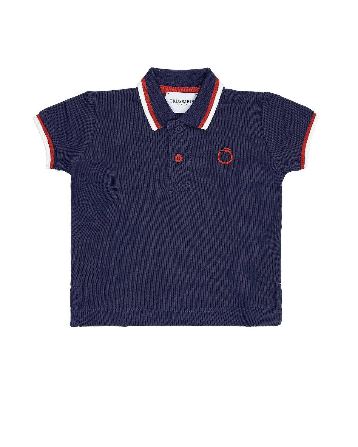 POLO TRUSSARDI TIP24007PO BLUE NAVY