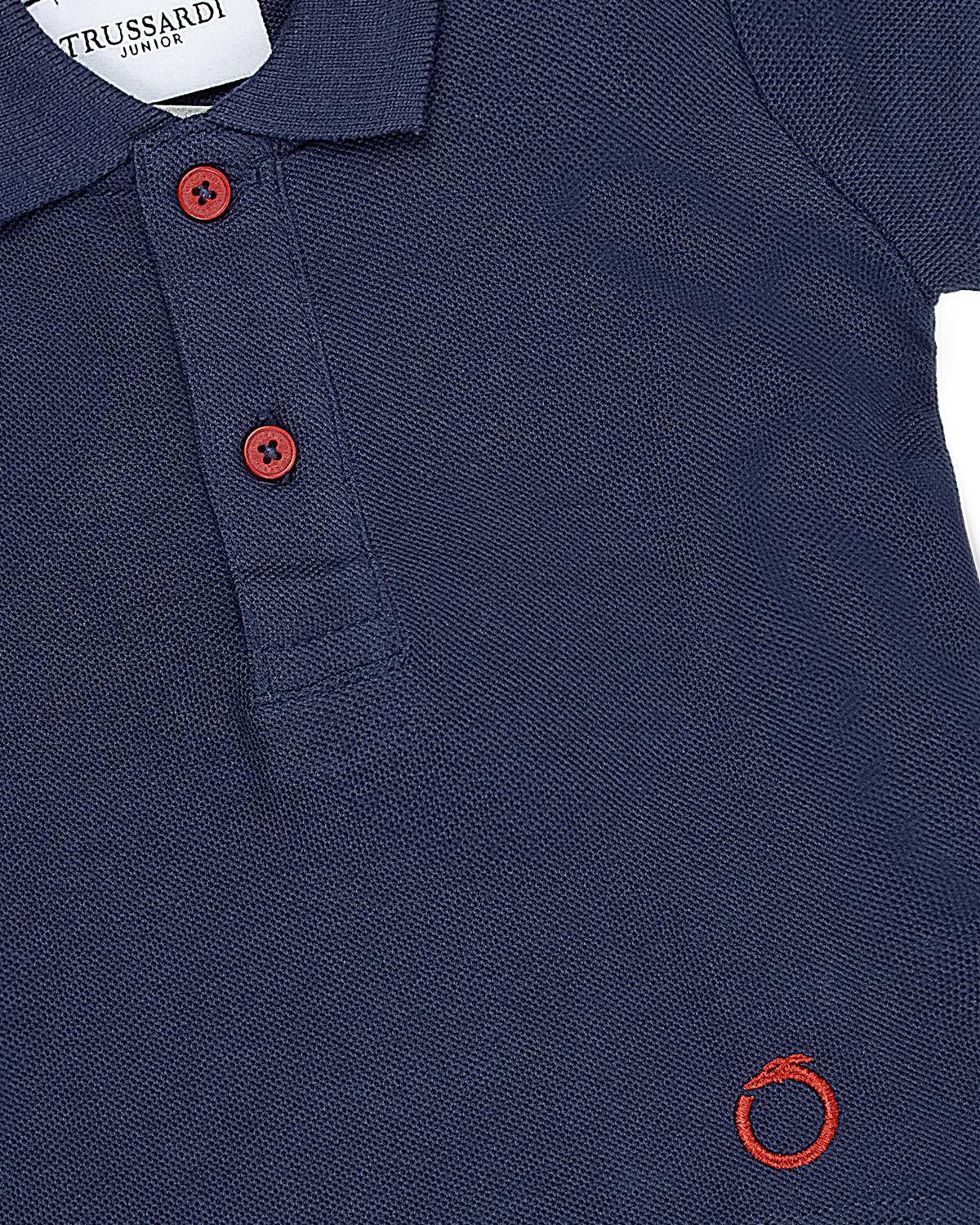 POLO TRUSSARDI TIP24019PO BLUE NAVY-2