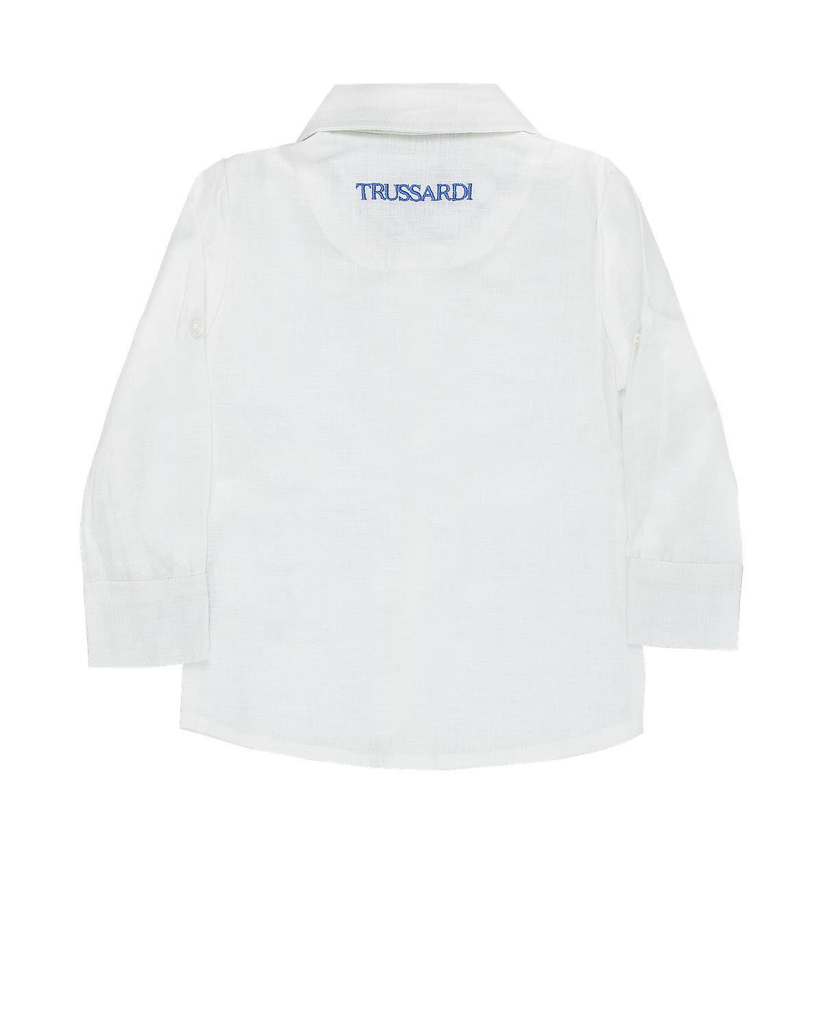 CAMICIA TRUSSARDI TIP24025CA WHITE SUGAR-1