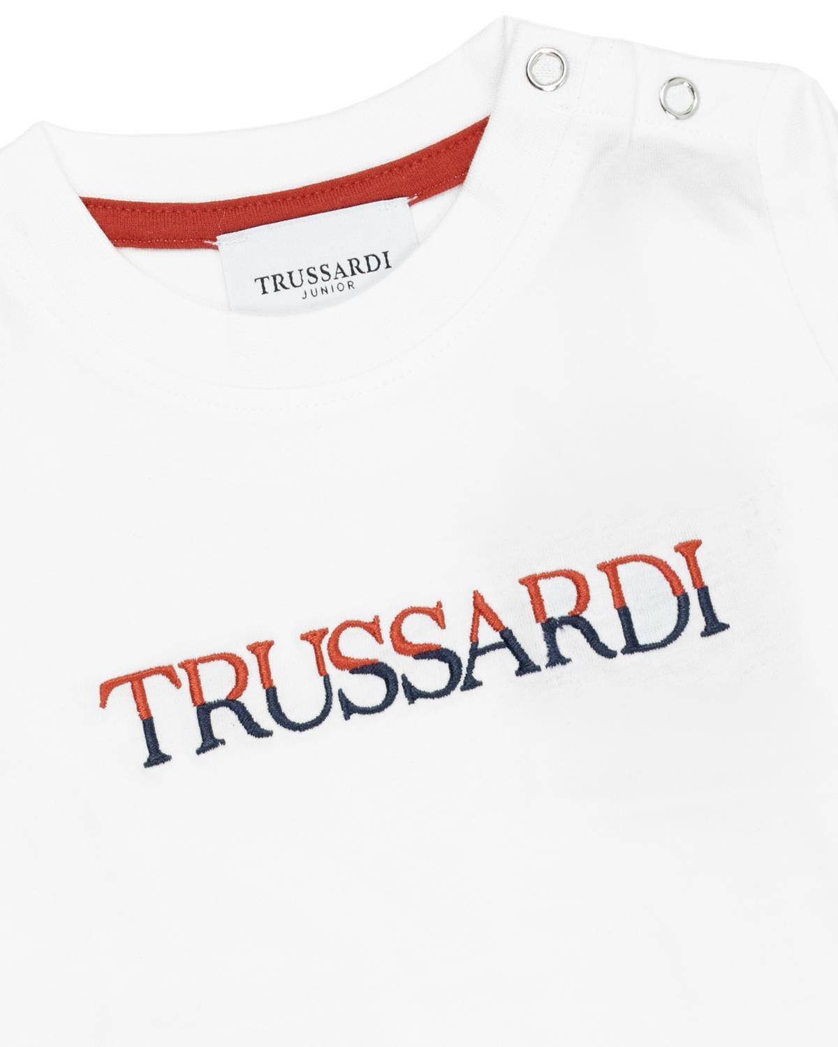 T-SHIRT TRUSSARDI TIP24044TS WHITE SUGAR-2