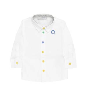 CAMICIA TRUSSARDI TIP24060CA WHITE SUGAR
