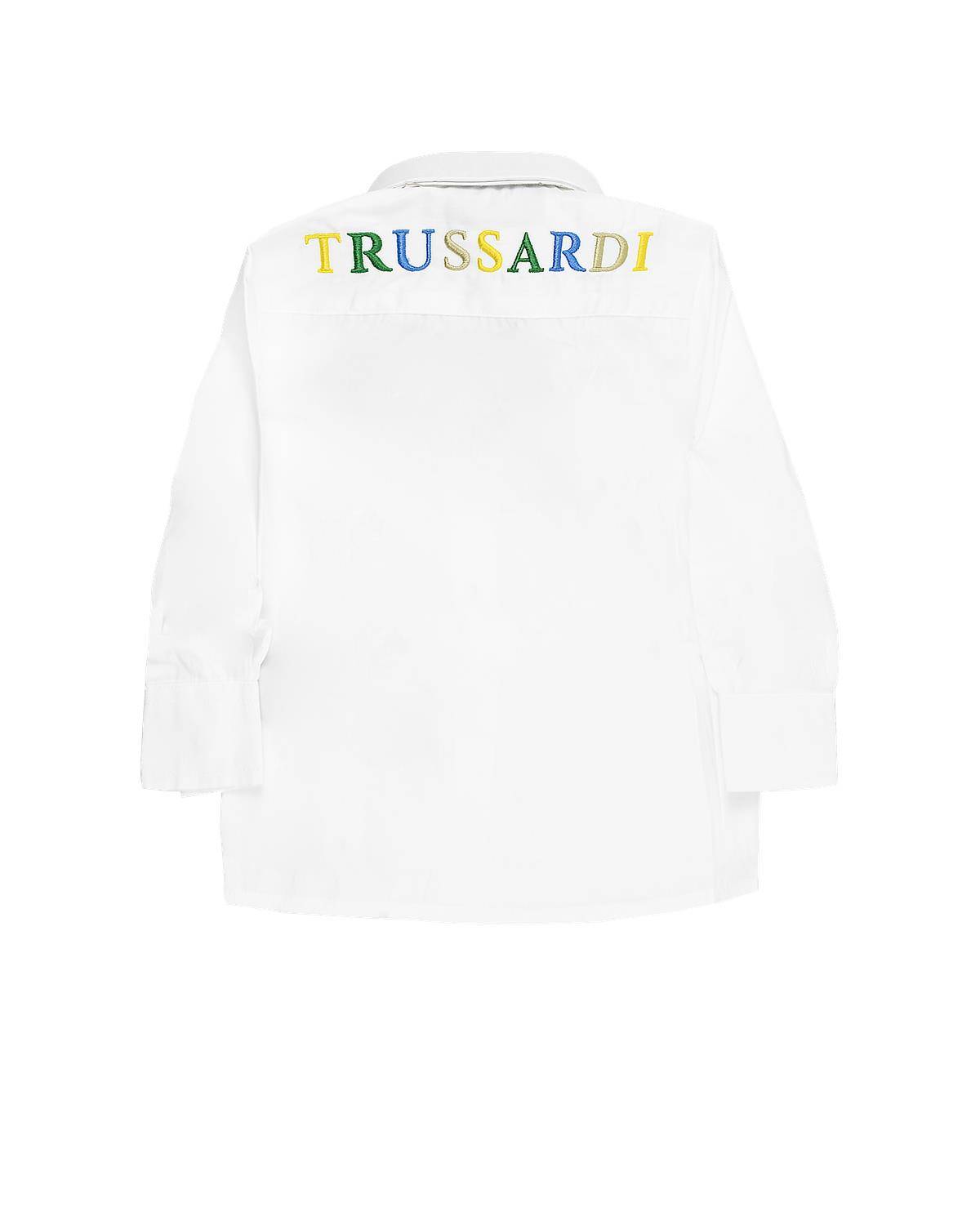 CAMICIA TRUSSARDI TIP24060CA WHITE SUGAR-1