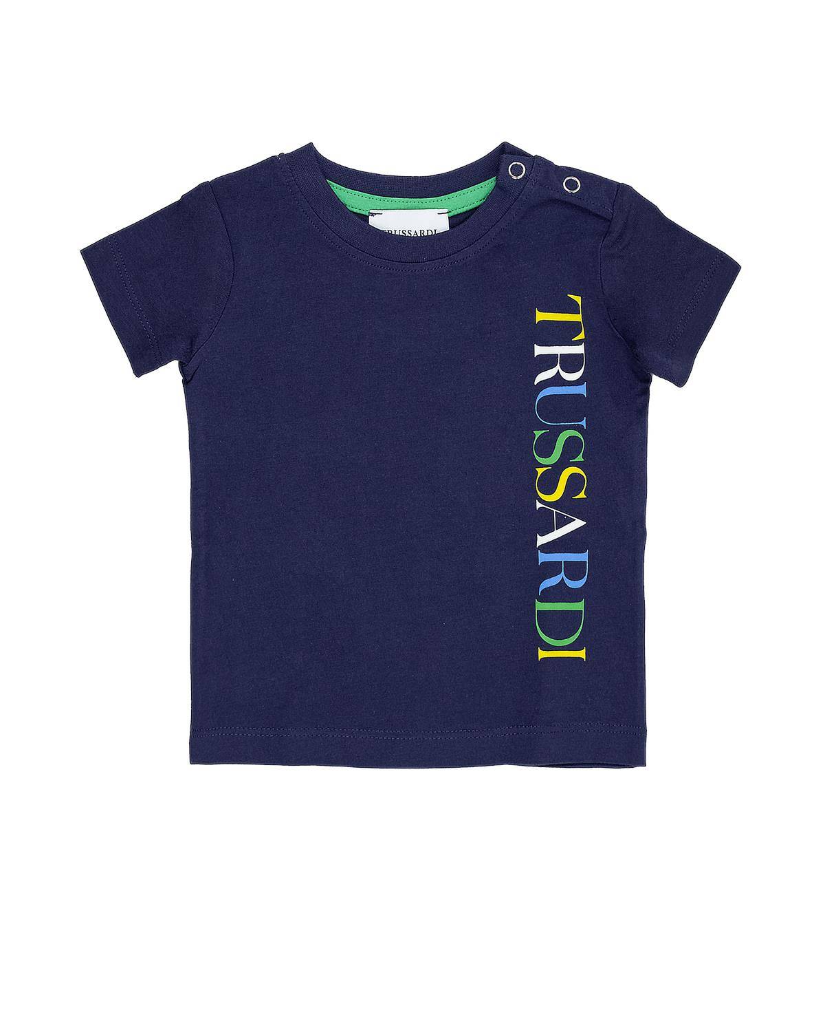 T-SHIRT TRUSSARDI TIP24069TS BLUE NAVY