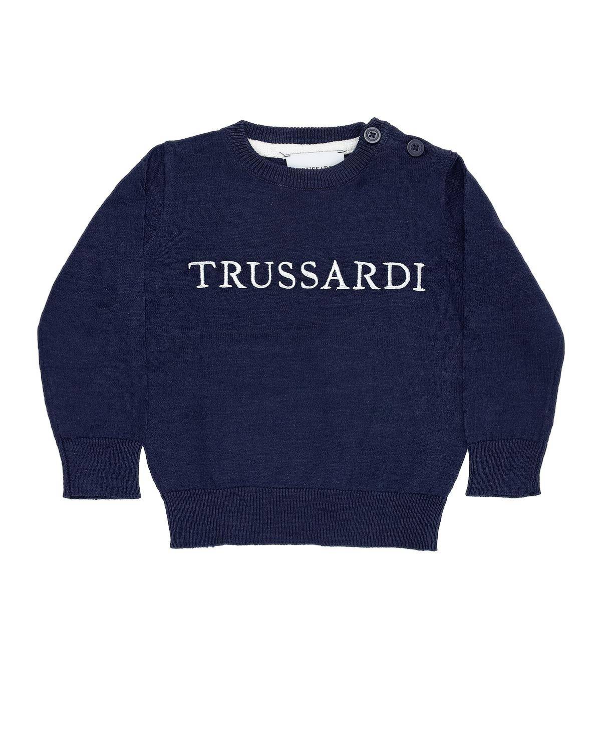 MAGLIA TRUSSARDI TIP24074MA BLUE NAVY
