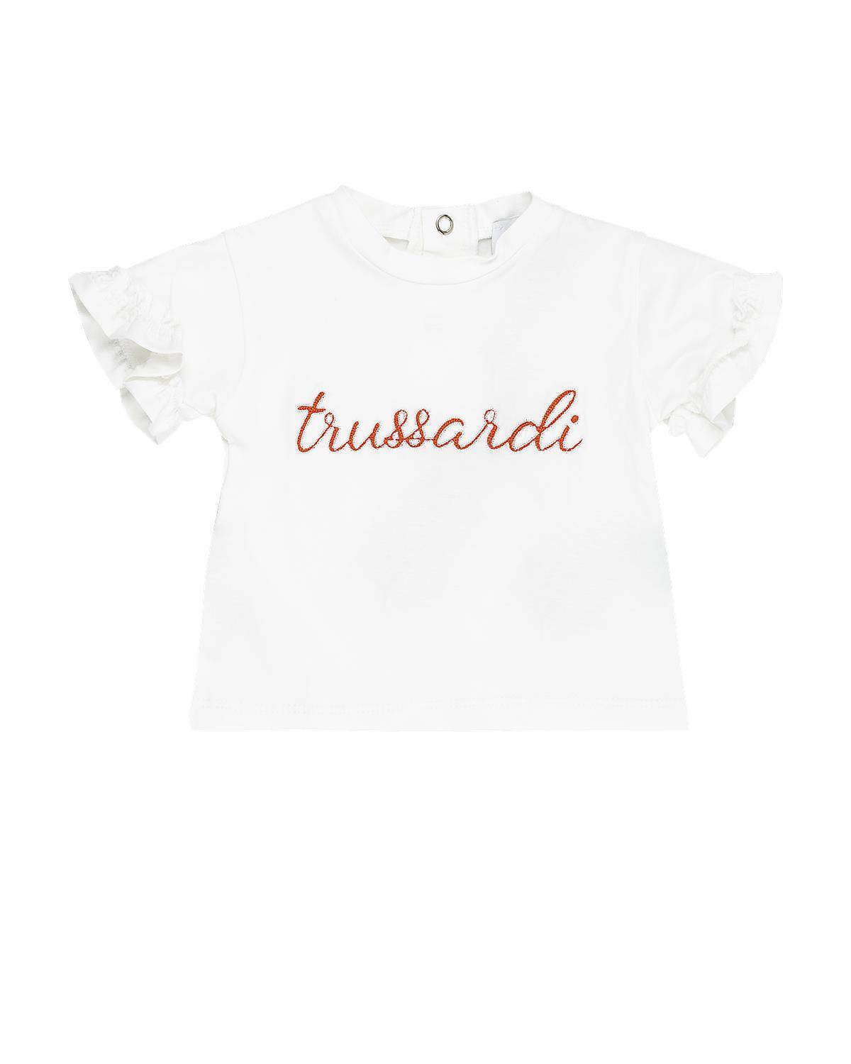T-SHIRT TRUSSARDI TIP24122TS WHITE SUGAR