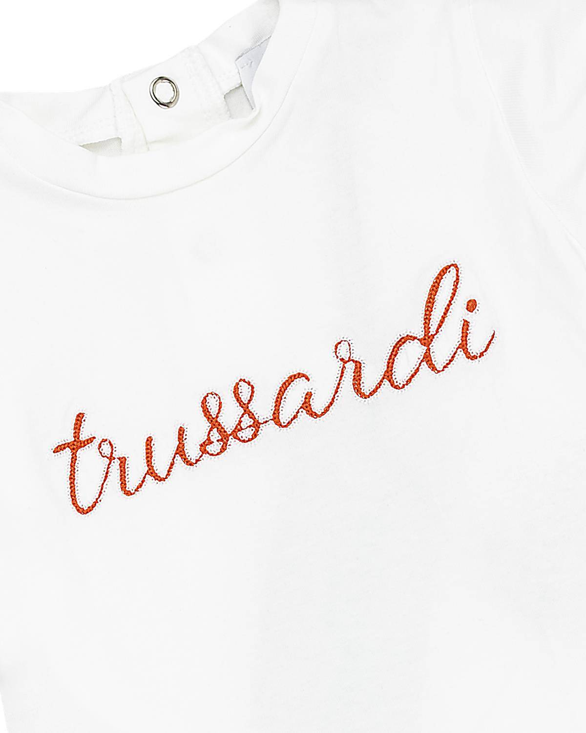 T-SHIRT TRUSSARDI TIP24122TS WHITE SUGAR-2