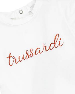 T-SHIRT TRUSSARDI TIP24122TS WHITE SUGAR-2-mini
