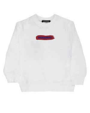 FELPA DSQUARED2 DQ2092 WHITE